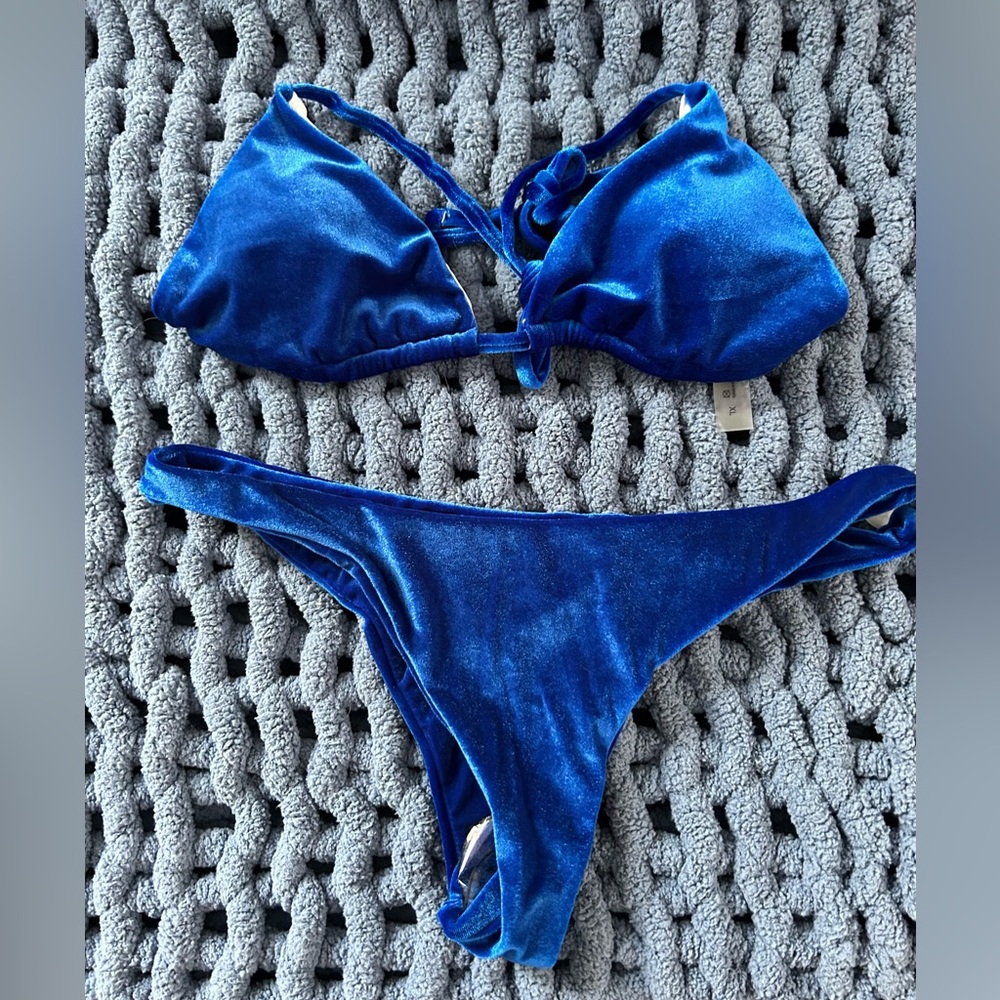 Blue Velvet SHEIN bikini